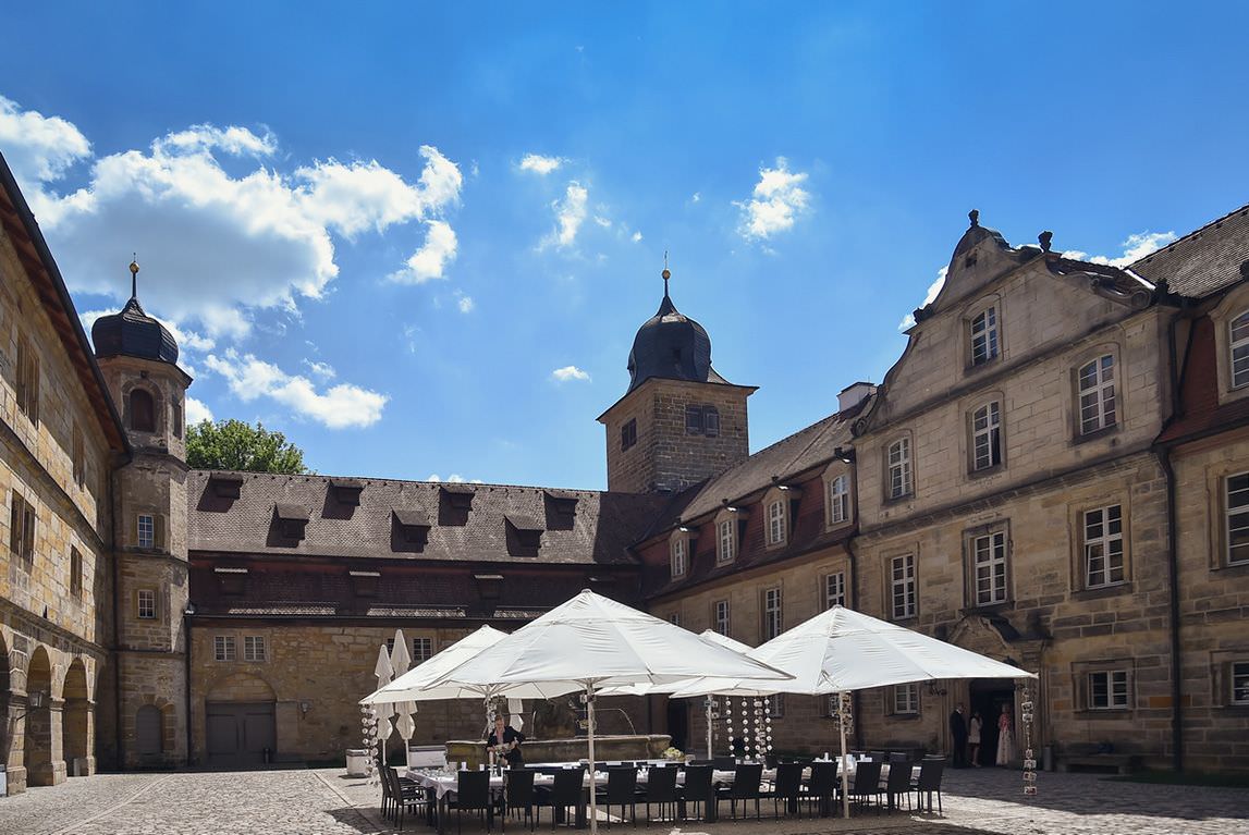 Schloss Thurnau - Der Innenhof